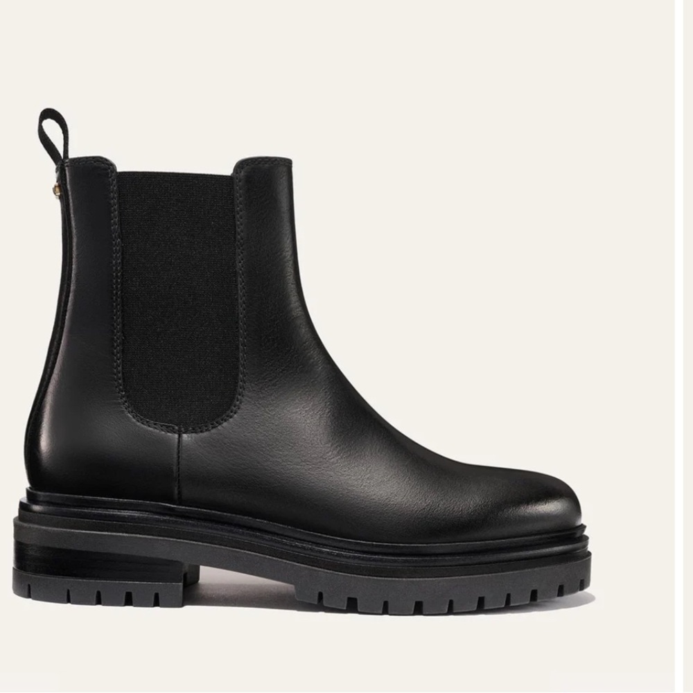 Margaux The West Chelsea Boot - Black Calf Leather - 36